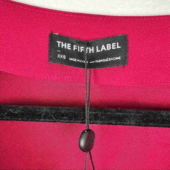 THE FIFTH LABEL Chemistry Long Sleeve Wrap Top, Red, Size XXS, NWT! - Picture 4 of 11